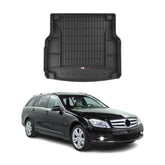 OMAC Premium Bandeja Maletero Alfombrilla para Mercedes C Class S204 2007-2014